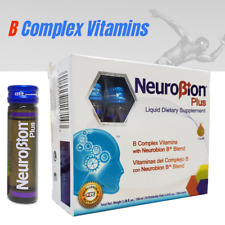 NEUROBION PLUS B COMPLEX VITAMINS 10 Drinkable Vials VITAMINAS COMPLEJO B