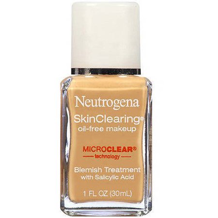 Neutrogena Skin Clearing Oil-Free Liquid Makeup, 60 Natural Beige, 1 Oz