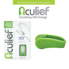 NEW Aculief Headache & Migraine Relief Hand Device Single Pack Green
