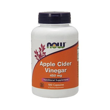NOW Apple Cider Vinegar Capsules, 180 Ct, 90 Servings