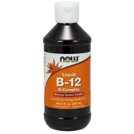 NOW B-12 B-Complex Liquid, 8 Oz