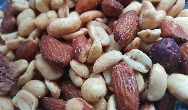 nuts, mixed nuts, food