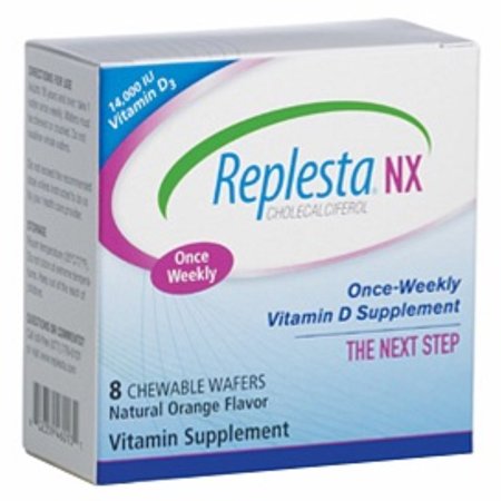 Replesta NX Once Weekly Vitamin D Wafers, Orange 8 ea