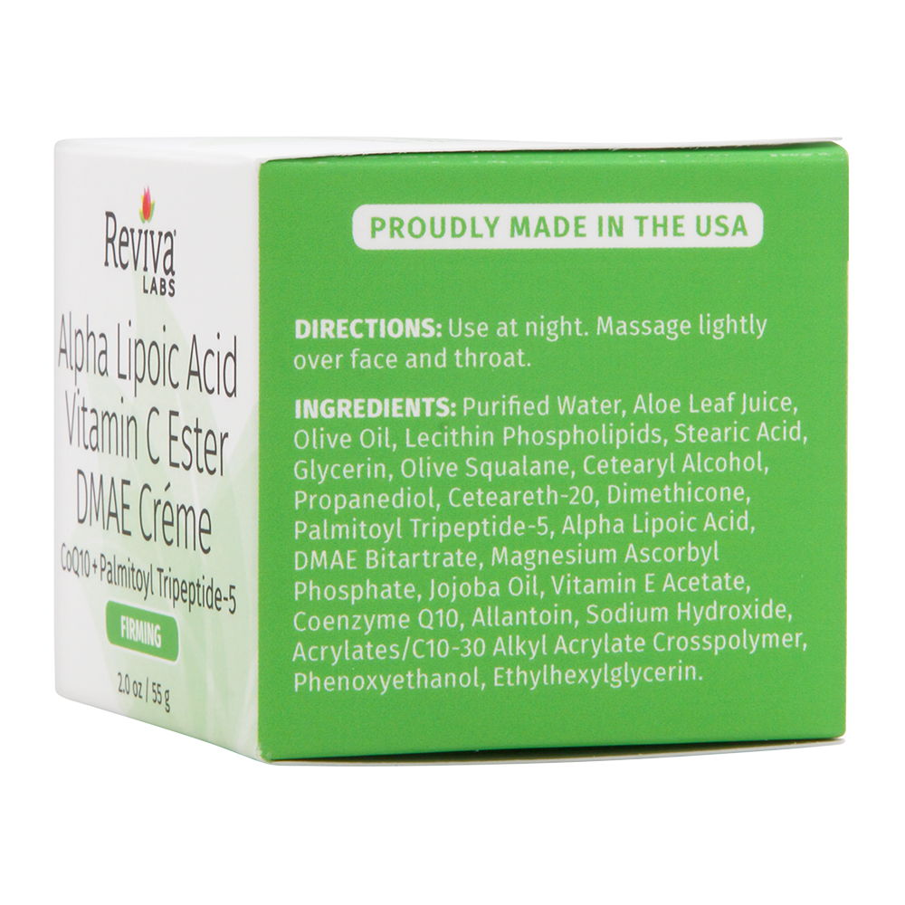 Reviva Labs Alpha Lipoic Acid, Vitamin C Ester, & DMAE Cream