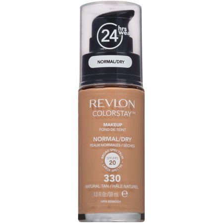 Revlon ColorStay Makeup for Normal/Dry Skin, 330 Natural Tan, 1 fl oz