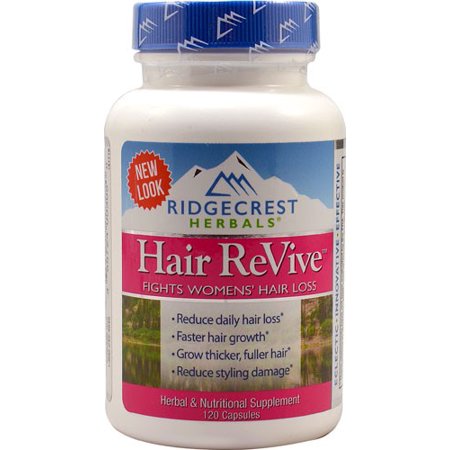 Ridgecrest Herbals Hair ReVive, Vegetarian Capsules, 120 Ct
