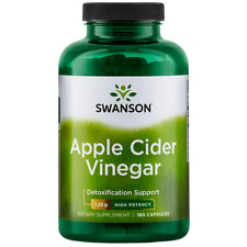 Swanson High Potency Apple Cider Vinegar Capsules, 1.25 g, 90 Servings