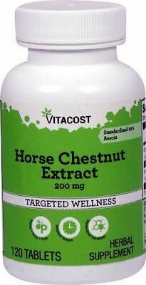Vitacost Horse Chestnut - Sustained Release -- 200 Milligram - 120 Tablets