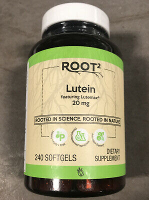 Vitacost ROOT2 Lutein 20 Milligram Featuring Lutemax 240 Softgels