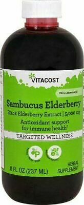 Vitacost Sambucus Elderberry Ultra Concentrated Black Elderberry Extract -- 5,00