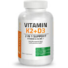 Vitamin K2 (MK7) w/ D3 Bone & Heart Health Non GMO & Gluten Free Easy to Swallow