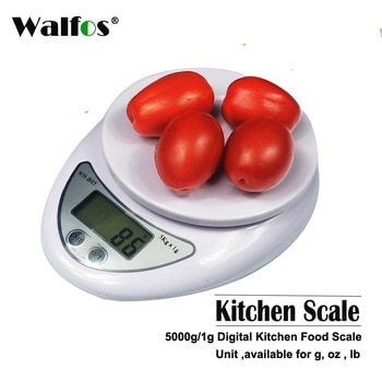 WALFOS high quality 5kg/1g Digital Kitchen Food Diet Postal Scale Electronic Weight Scales Balance Weighting Electronic