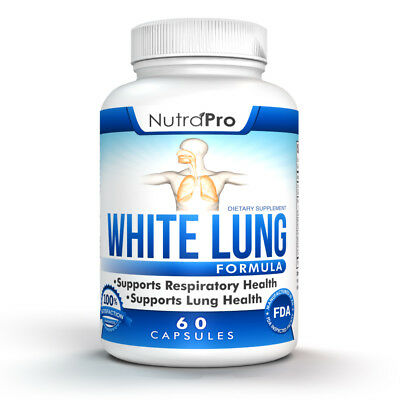 White Lung by NutraPro - Lung Cleanse & Detox. 1 Month Supply